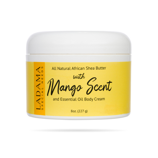 Natural Shea Butter with Mango Scent and Essential Oil Body Cream